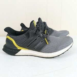 Adidas Men Ultra Boost 4.0 Size 9.5 Grey Split Running Shoes Athletic Sneakers